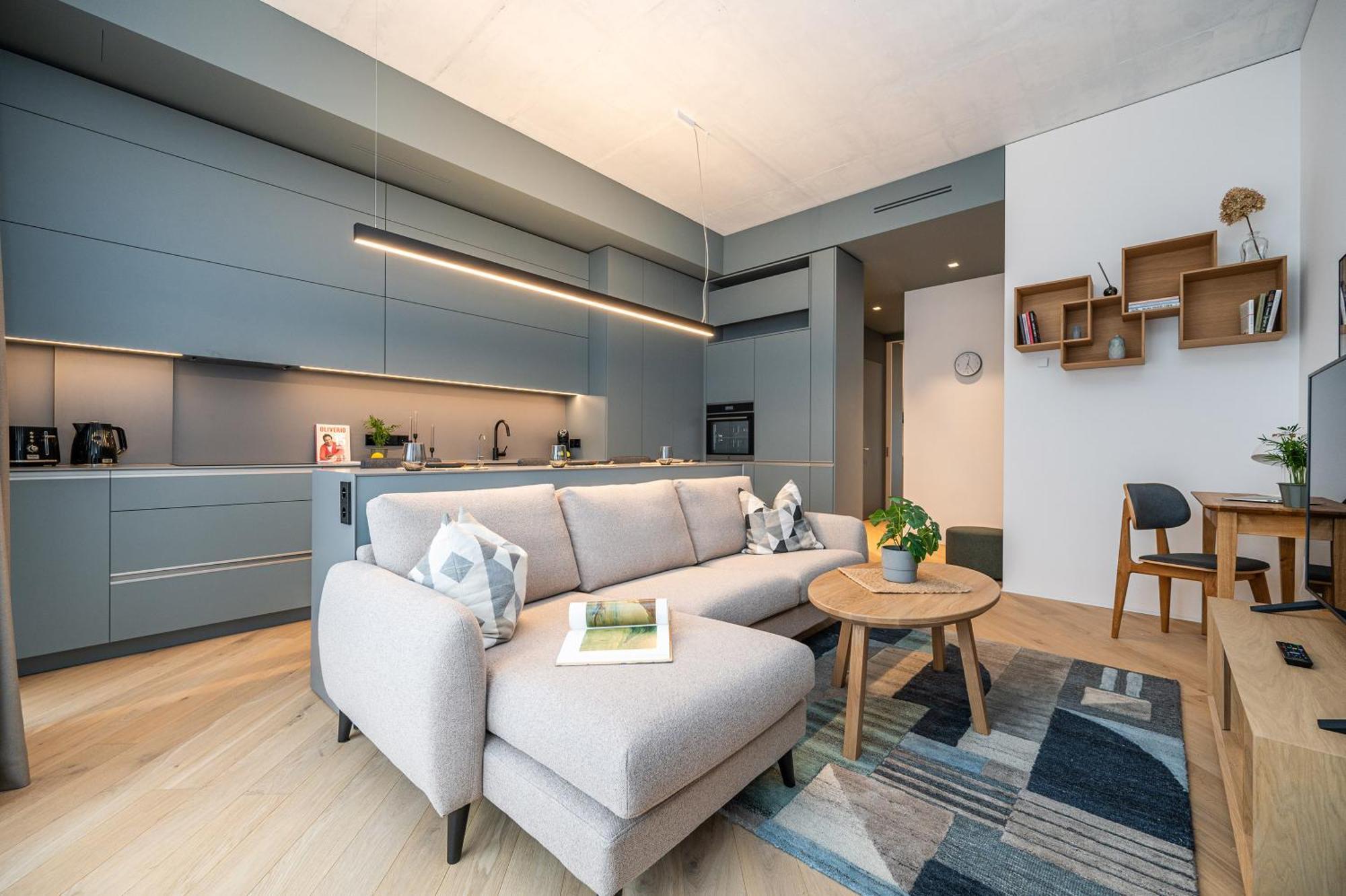 Cohost I Garage Parking Included, Spacious, Lovely W-balcony At Paupys Apartament Wilno