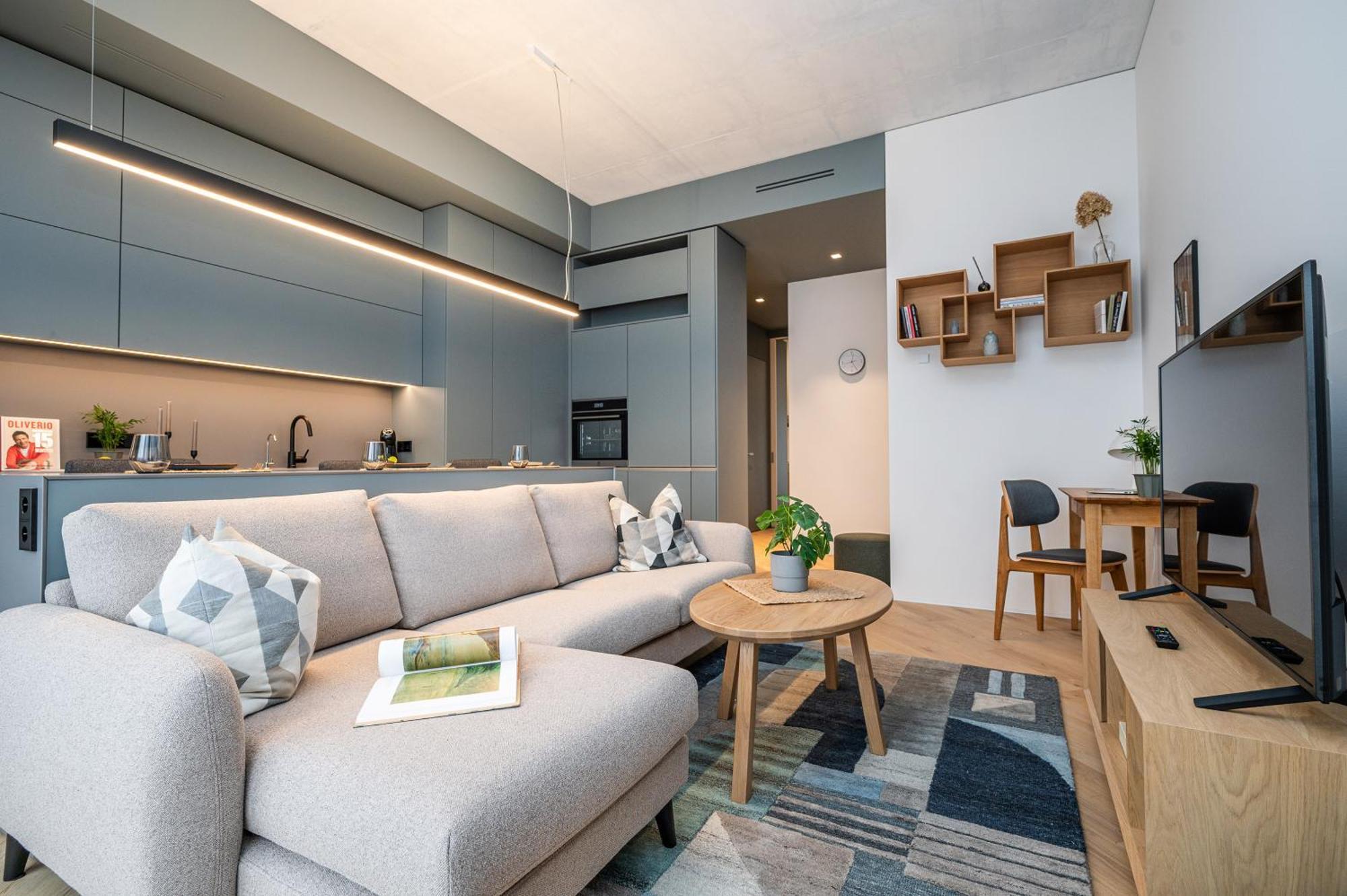 Cohost I Garage Parking Included, Spacious, Lovely W-balcony At Paupys Apartament